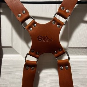 Brown Leather Wearable Camera Strap